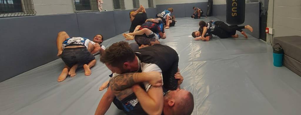 Open mat training at the academy